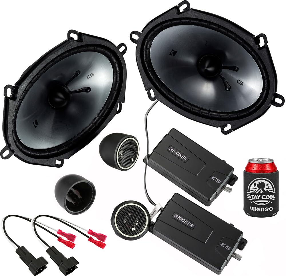 Amazon.com: KICKER Front Door/Side Panel 6x8 Speakers Kit for Ford
